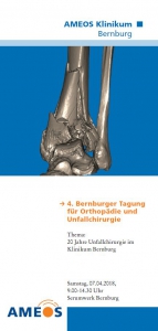 Cover 4. Bernburger Tagung für Orthopädie und Unfallchirurgie